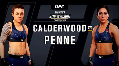 EA Sports UFC 3 Gameplay Jessica Penne vs Joanne Calderwood