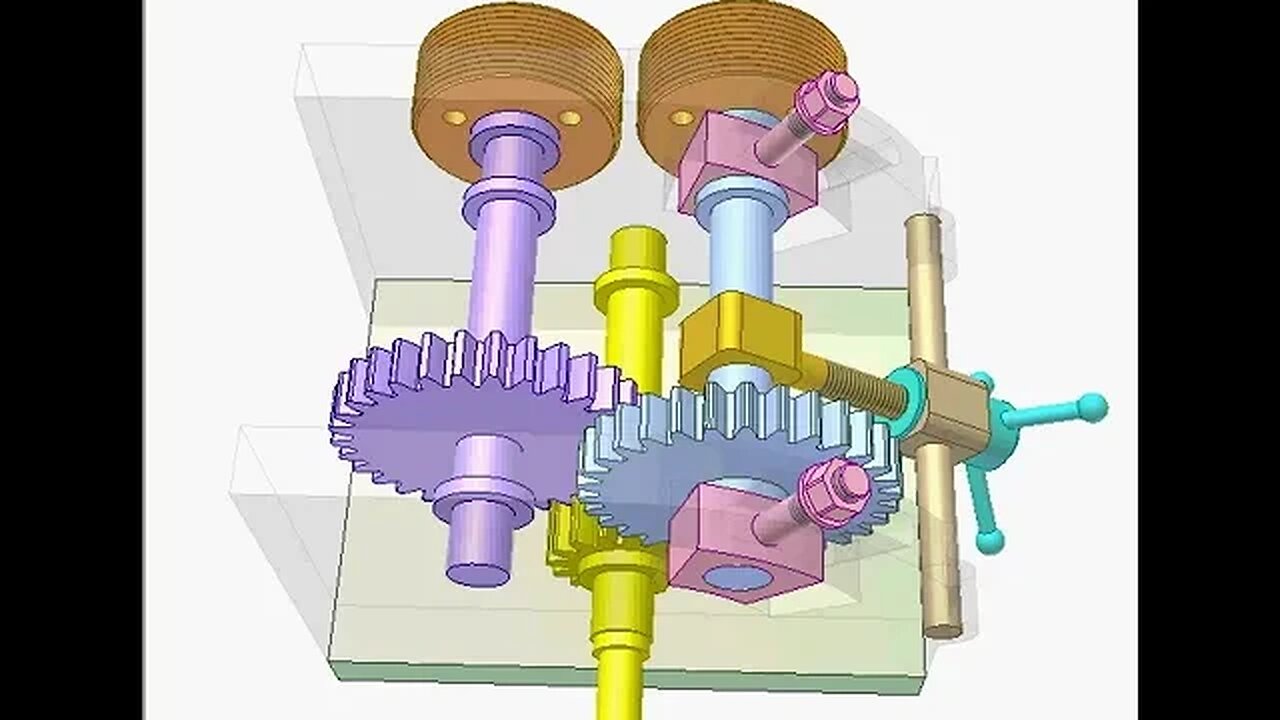 2721 Transmission between two parallel shafts with adjustable axle distance 5