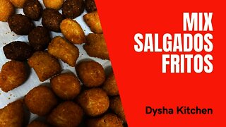 Nibbling Mix Salgados Fritos at Home. Nibbling Idea & Inspiration. Dysha Kitchen. #shorts