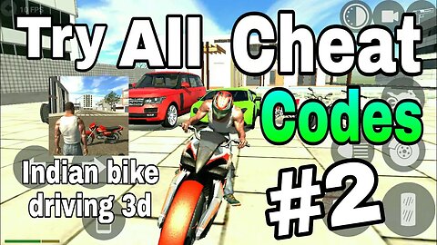 Try all cheat codes | Indian bike driving 3D #2 (In hindi)