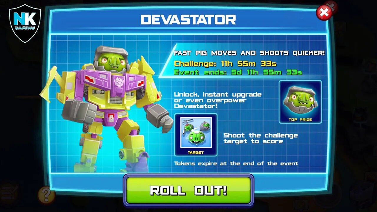 Angry Birds Transformers - Devastator Event - Day 1 - Mission 2