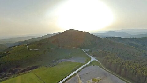 Изнад спомен-гробља на Јавору (Above the Memorial Cemetery on Mt. Javor)