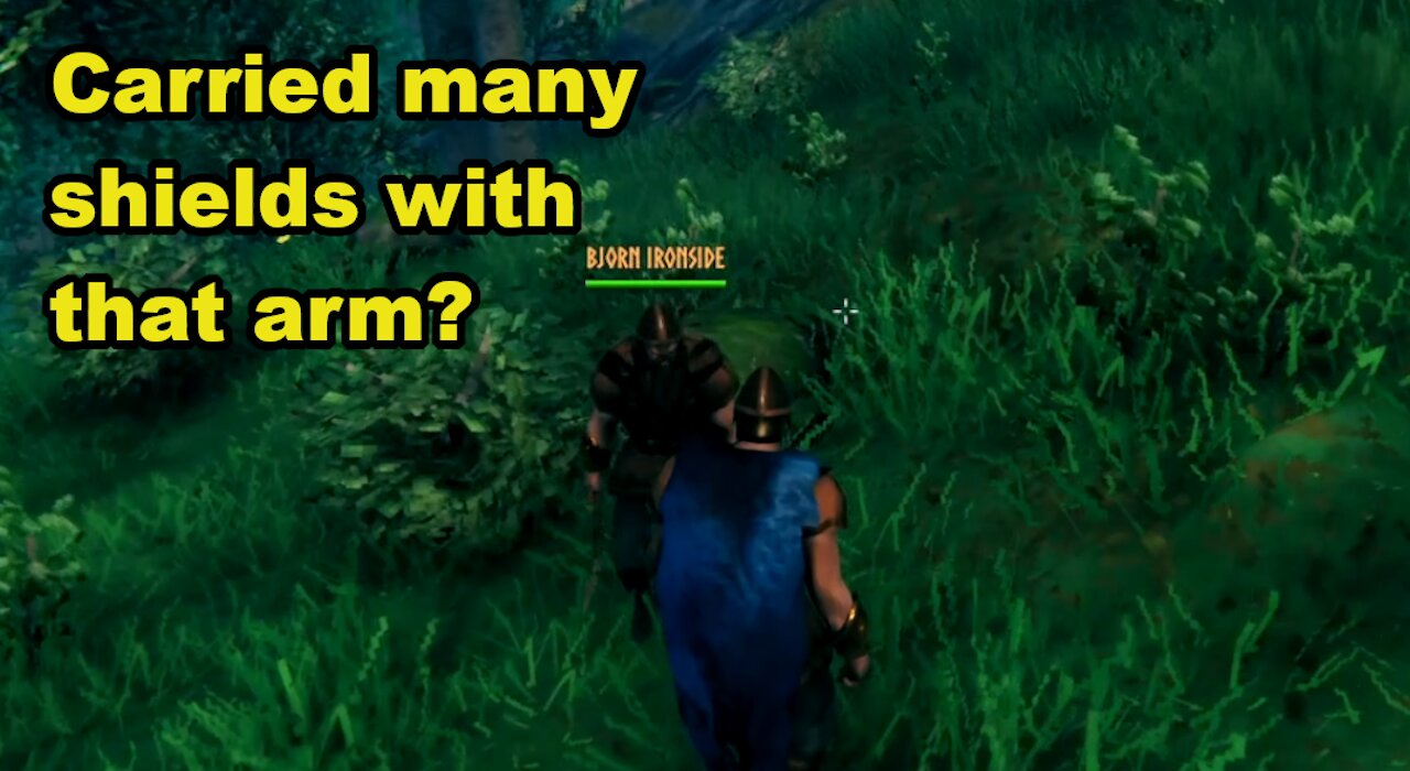 Oblivion NPC Dialogue - Your shield arm (Valheim) #shorts