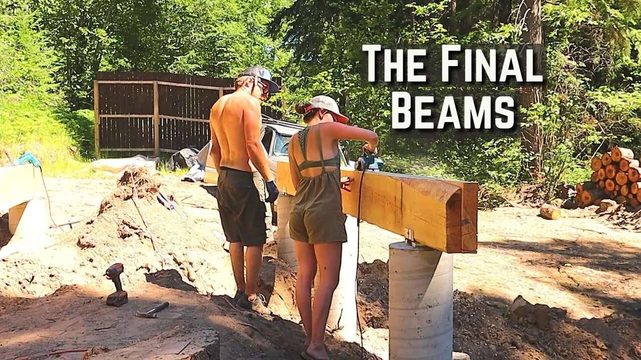 Finishing the Girders Pt 2 | Building an Off Grid Home in the Mountains