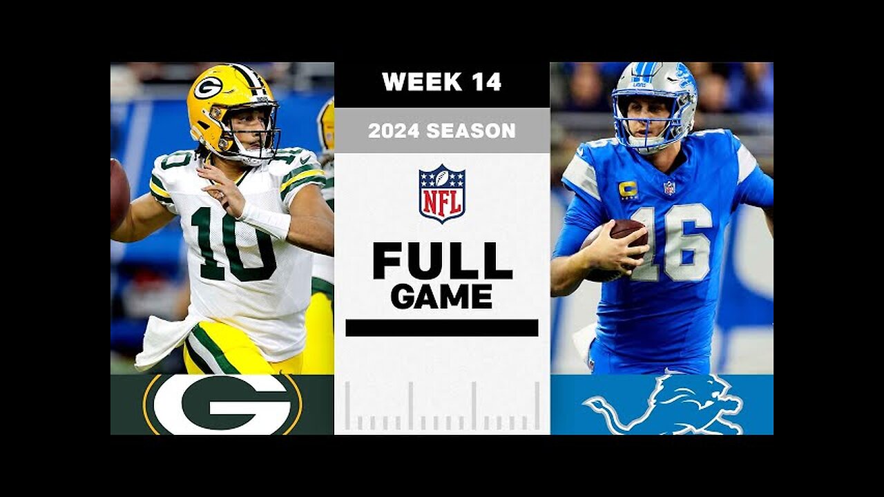 GAME OF THE WEEK! Green Bay Packers vs. Detroit Lions FULL GAME | NFL 2024 Season Week 14