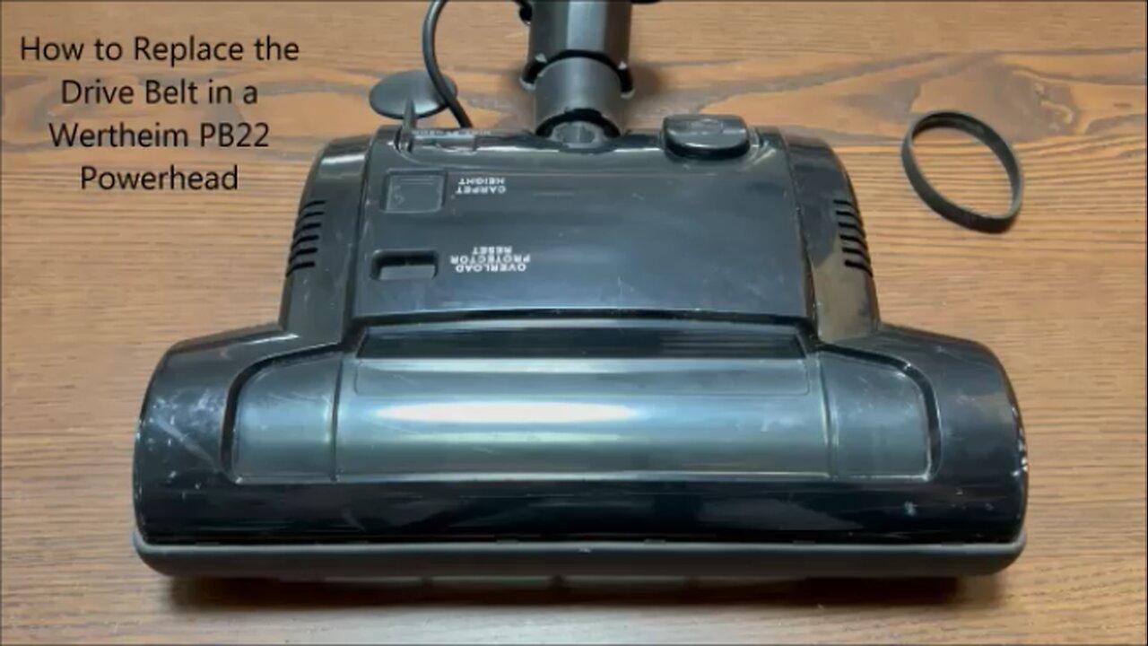 How to Replace the Drive Belt in a Wertheim PB22 Powerhead
