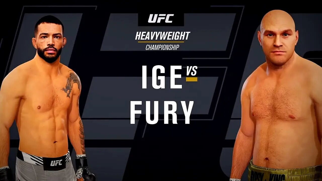 EA Sports UFC 4 Gameplay Tyson Fury vs Dan Ige