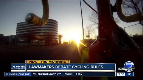 Lawmakers to look at cycling rules