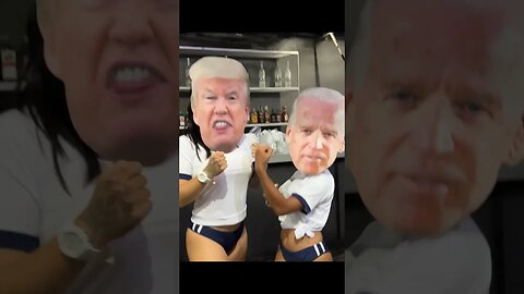 Donald Trump VS Joe Biden who you got 🥴🤔 BTS @FightCircus @Fullmetaldojo #comedy #mma #boxing #ufc