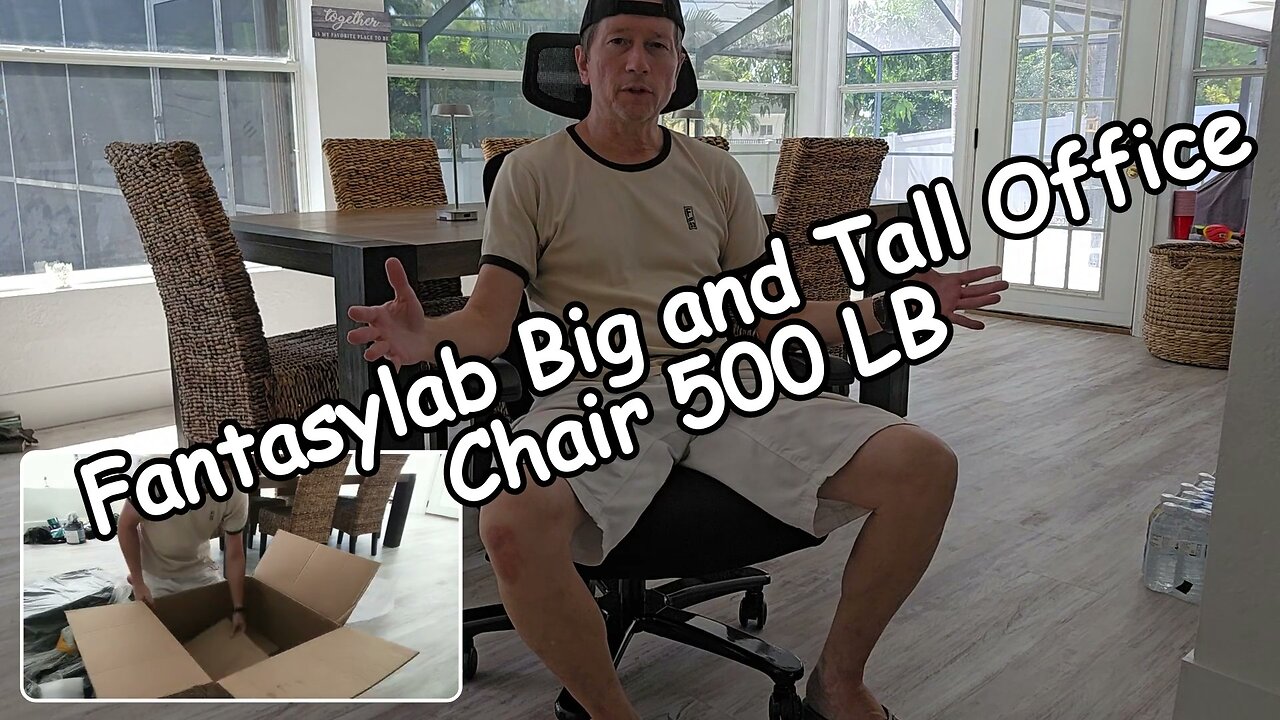 Fantasylab Big and Tall Office Chair 500LBS Unboxing, Assembly & Review