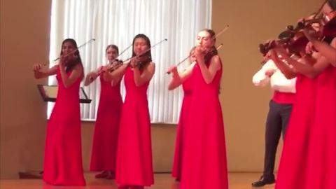 Buffalo Suzuki Strings ensemble plays concert after China trip