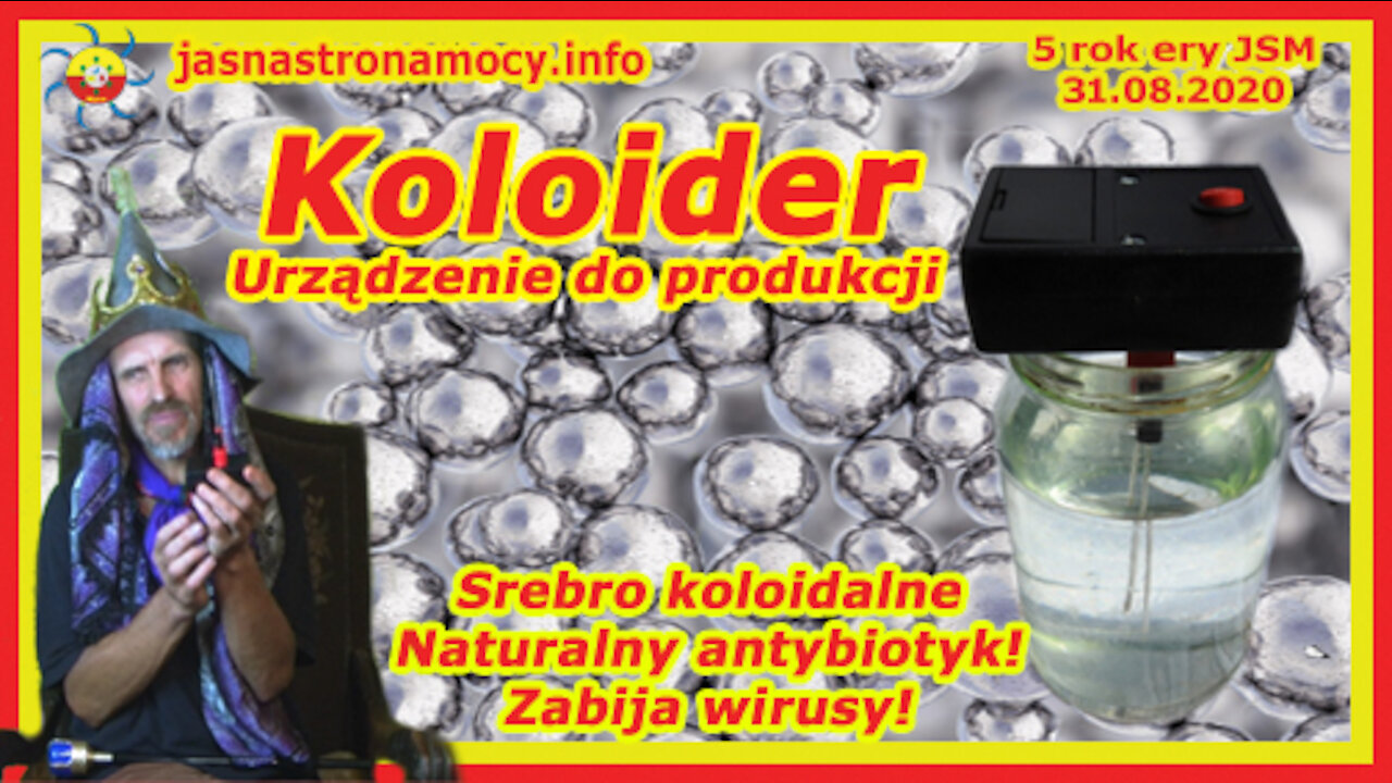 Koloider - Urządzenie do produkcji srebra koloidalnego - Naturalny antybiotyk! Zabija wirusy‼