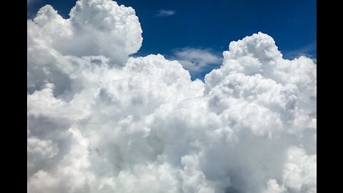 Amazing Real Puffy White Clouds ☁️