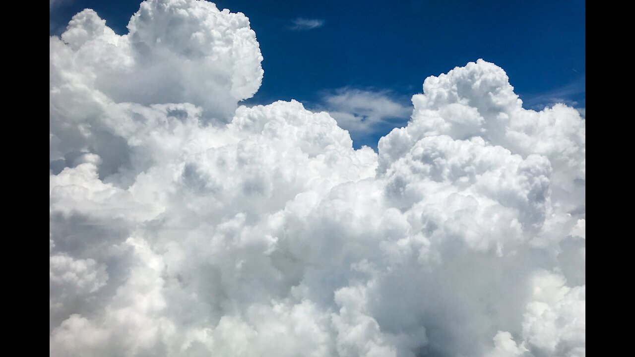 Amazing Real Puffy White Clouds ☁️