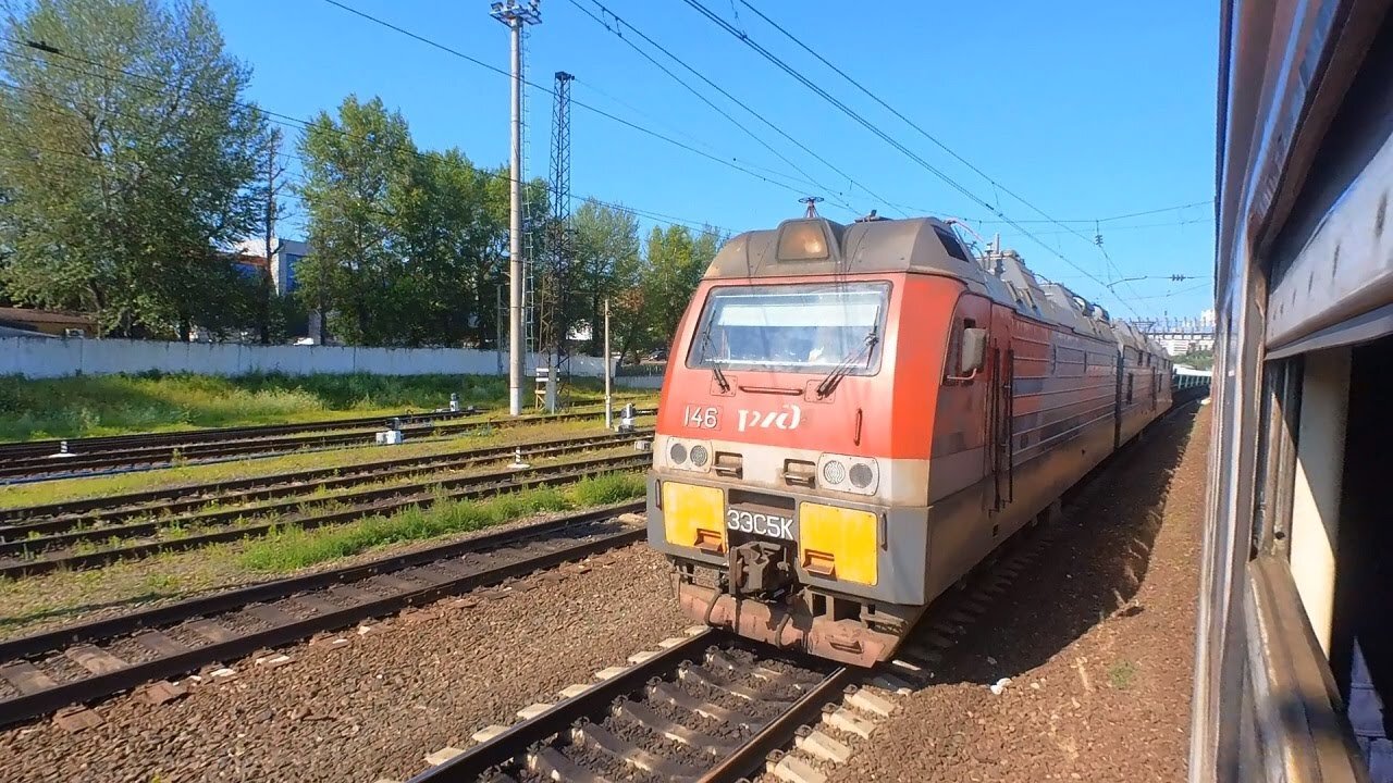 Irkutsk. View from the train window