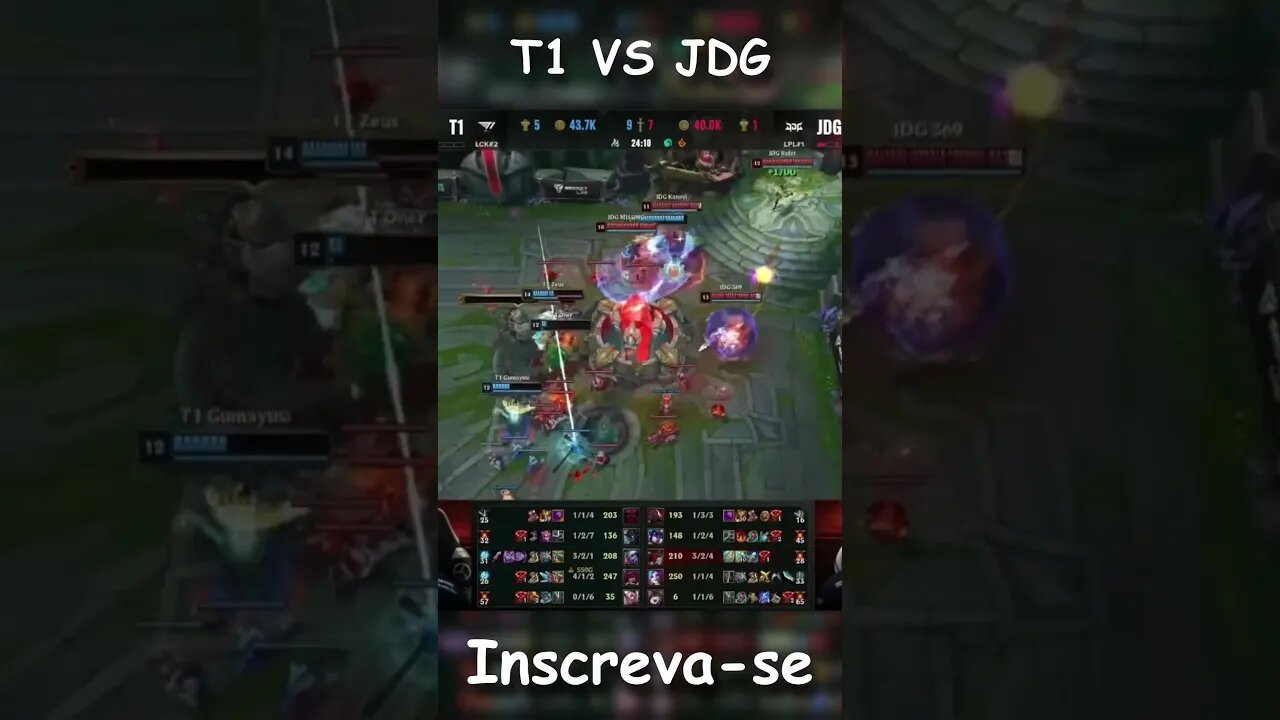 MSI 2023 - T1 VS JDG - GG Jogo 2 #shorts #short #lol #riot