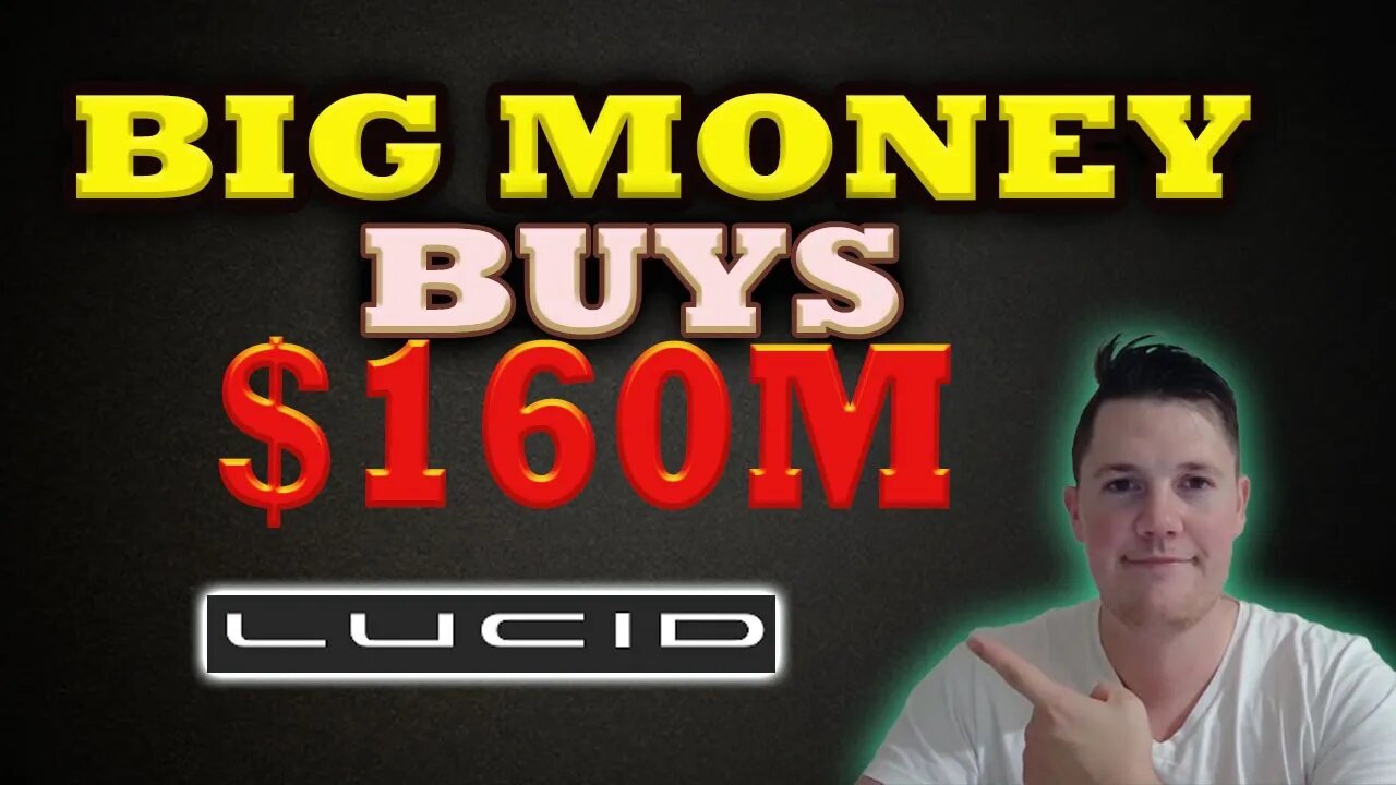 Institution BUYS $160M in Lucid │ Something BIG is Coming │ Lucid Investors Must Watch