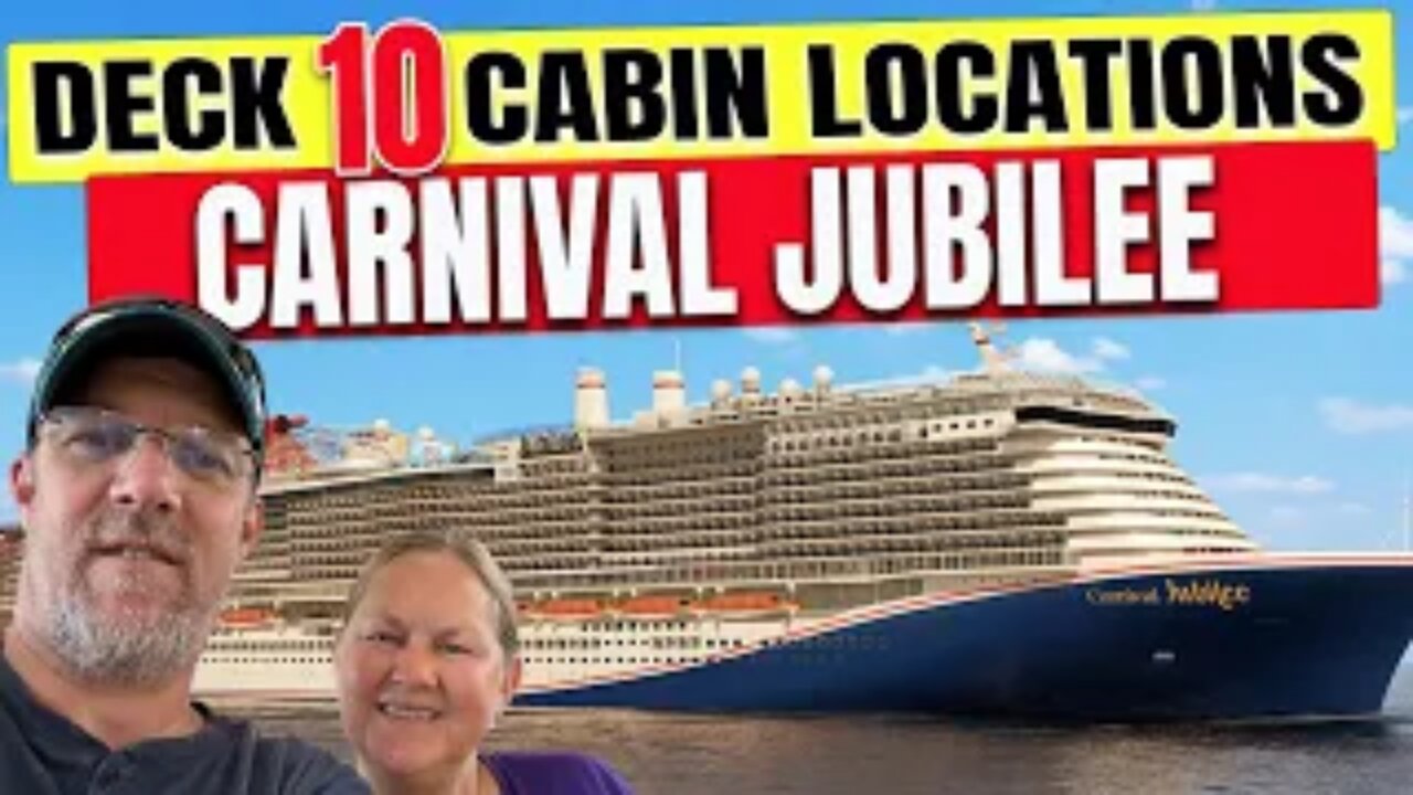 Cabin Locations DECK 10 Carnival Jubilee | Tall Man's Cruise Adventures