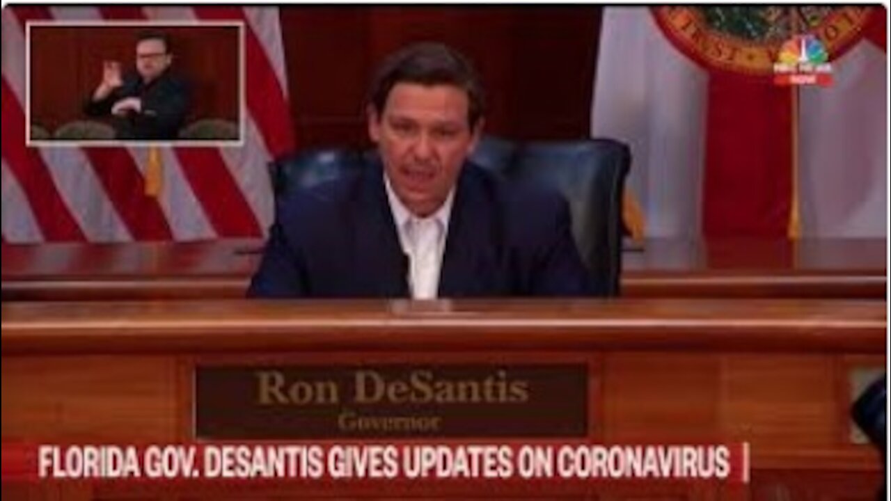 Florida Governor Ron Desantis Specifies the Church as Essential!