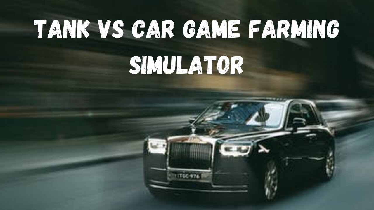 Tank Vs Car in GAME Farming Simulator | Action movie Bulldozer Rescue Cars