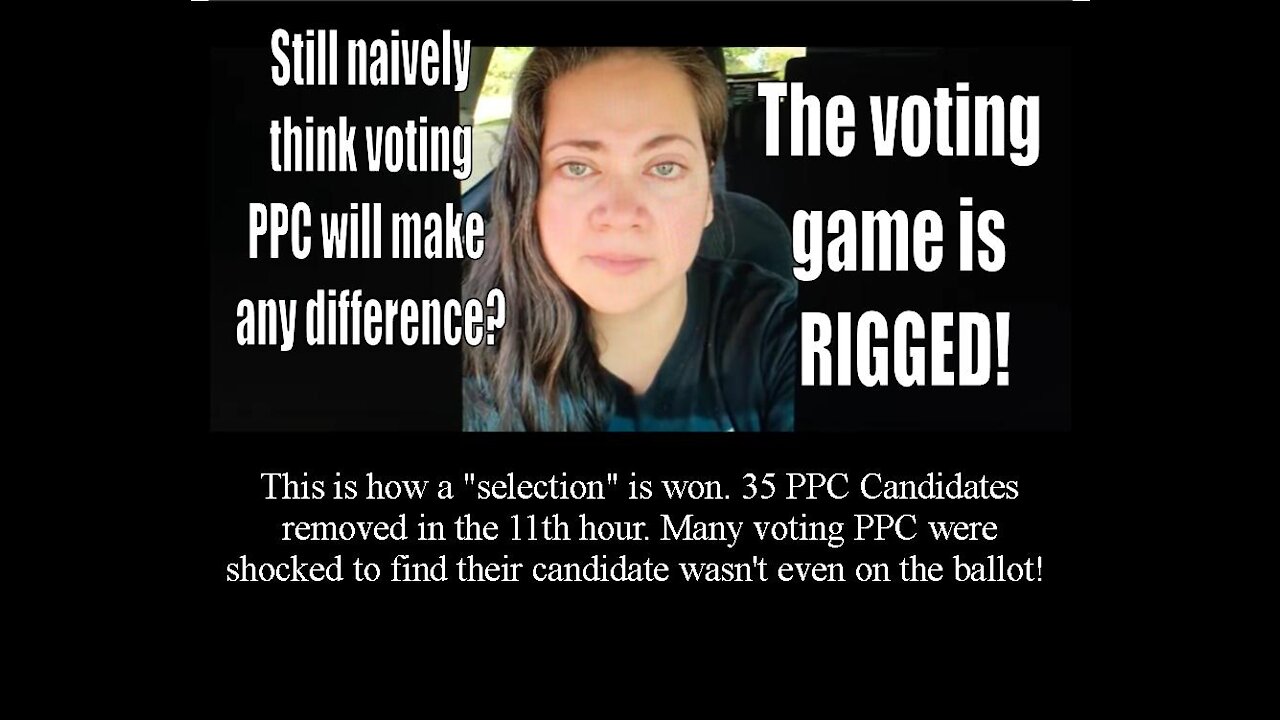 Think voting PPC will change anything? Watch this video, share...