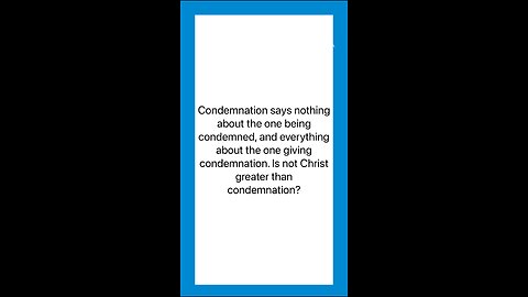 Condemnation