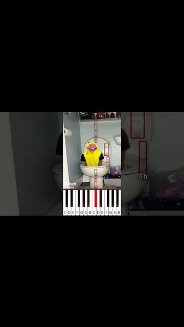 Skibidi Talalaa 👁️👄👁️ (@MrTalalaa) - Octave Piano Tutorial