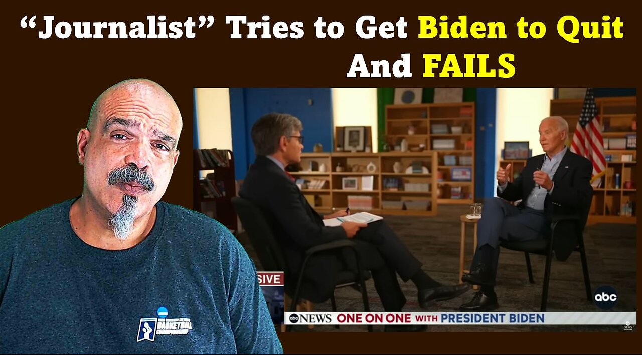 The Morning Knight LIVE! No. 1322- “Journalist” Tries to Get Biden to Quit and Fails