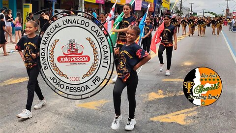 BANDA MARCIAL LYNALDO CAVALCANTI 2023 - DESFILE CÍVICO 2023 NO BAIRRO DE MANGABEIRA - PB.