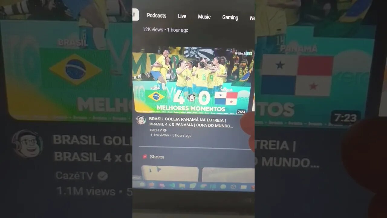 Brasil 4 X 0 Panamá e aí quem viu o jogo ao vivo ? por questão de trabalho não consegui 😭🐙