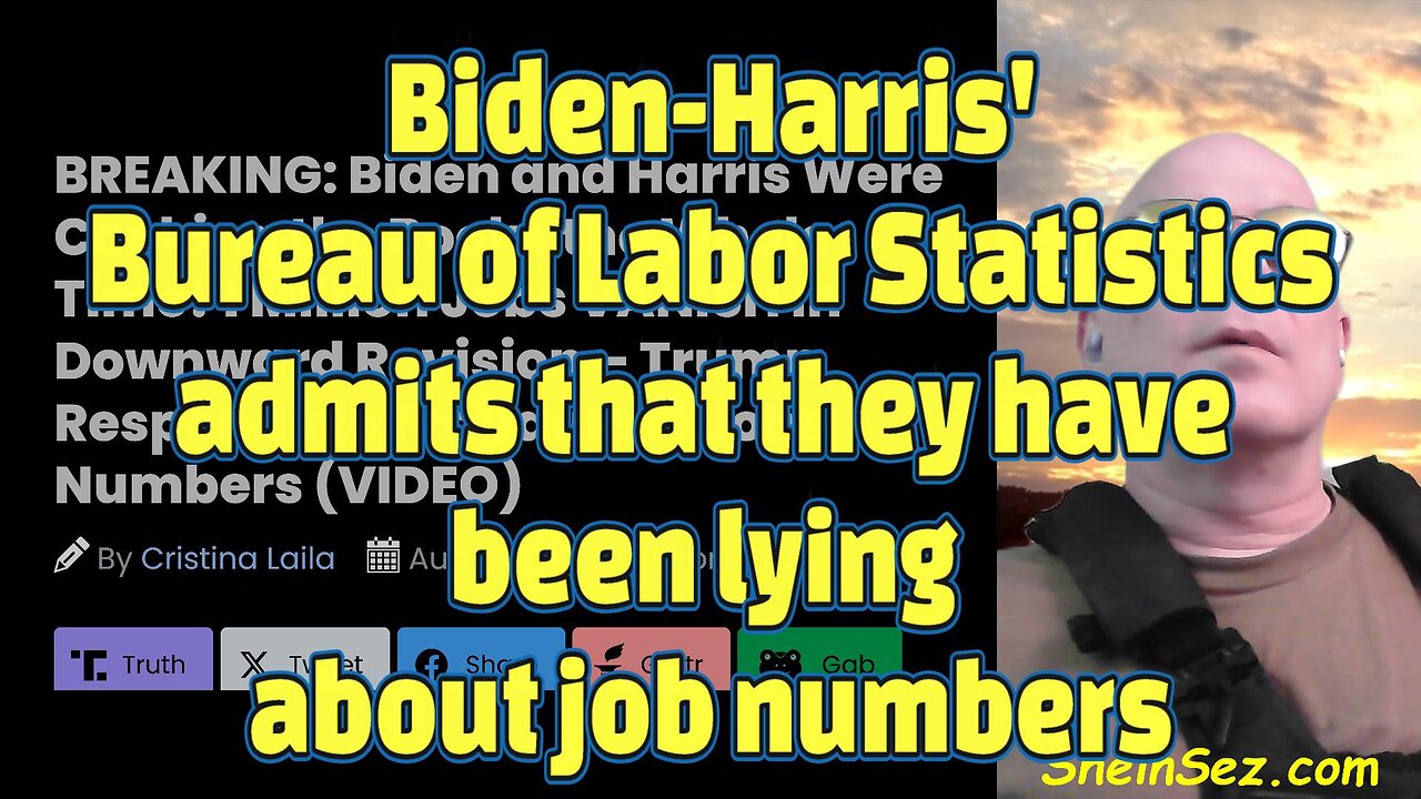 Bureau of Labor Statistics admits that they have been lying about job numbers-627