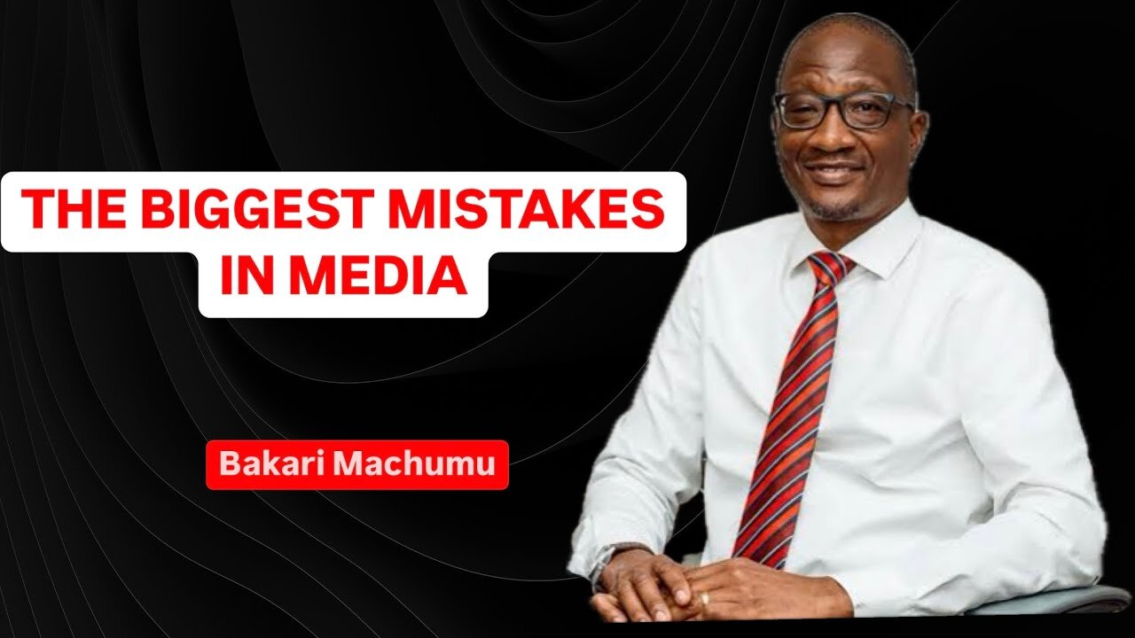 The Dark Side of the Media Industry: Bakari Machumu Exposes the Truth