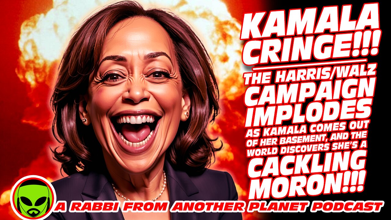 Kamala Cringe!!! The Harris/Walz Campaigns IMPLODES As Kamala Comes Out of Her Basement!!!