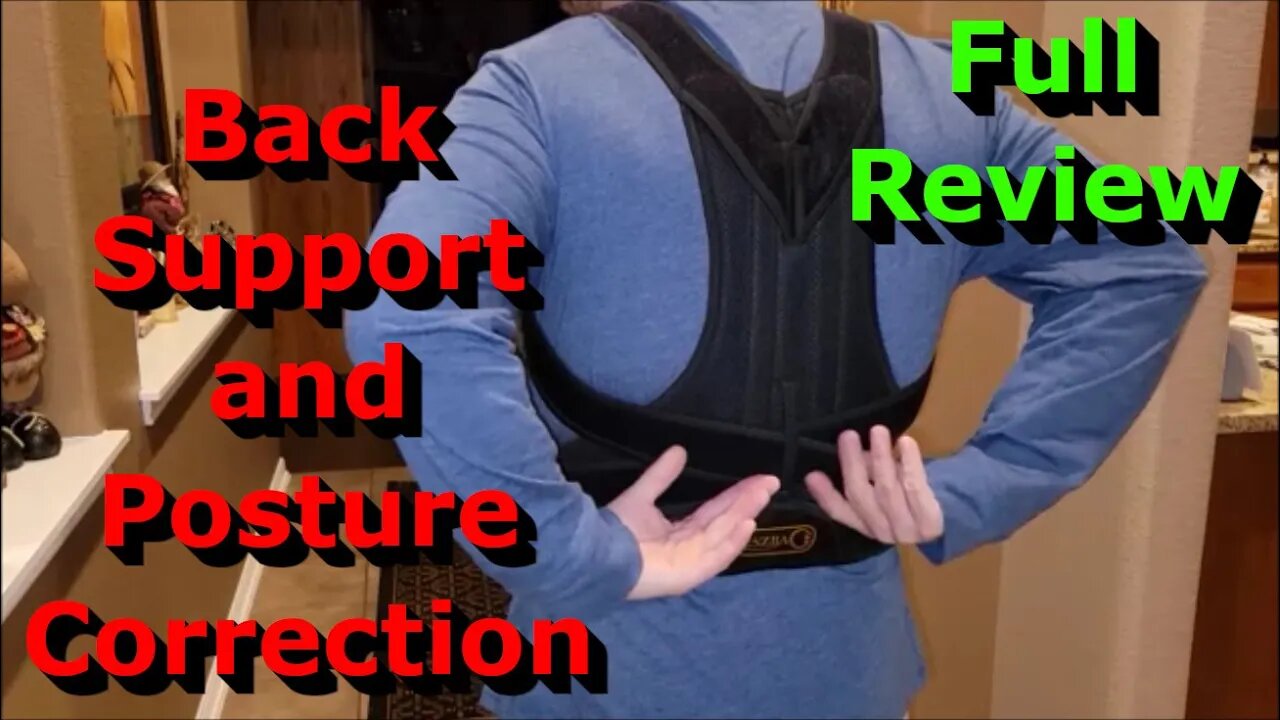 Back Support Belt with Posture Corrector - Try On and Full Review