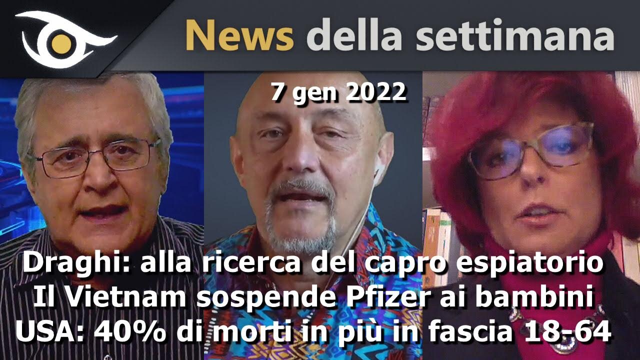 NEWS DELLA SETTIMANA (7 gen 2022)
