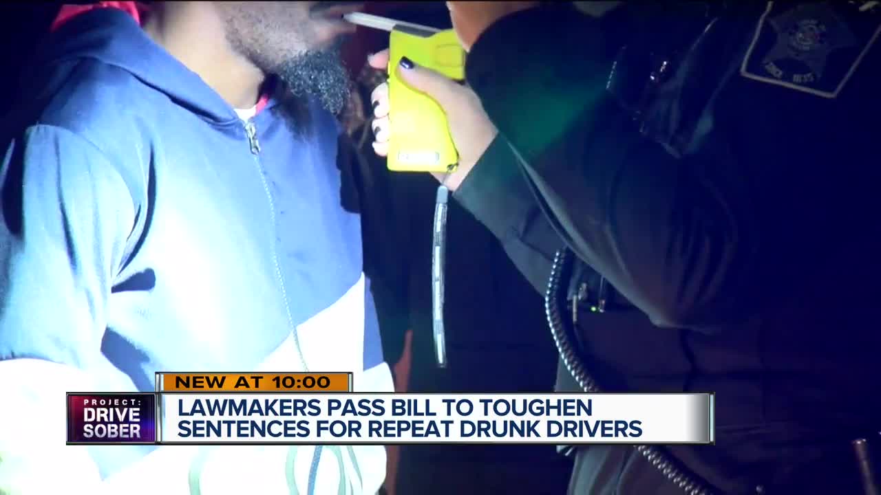 Lawmakers pass bill to toughen sentences for repeat drunk drivers