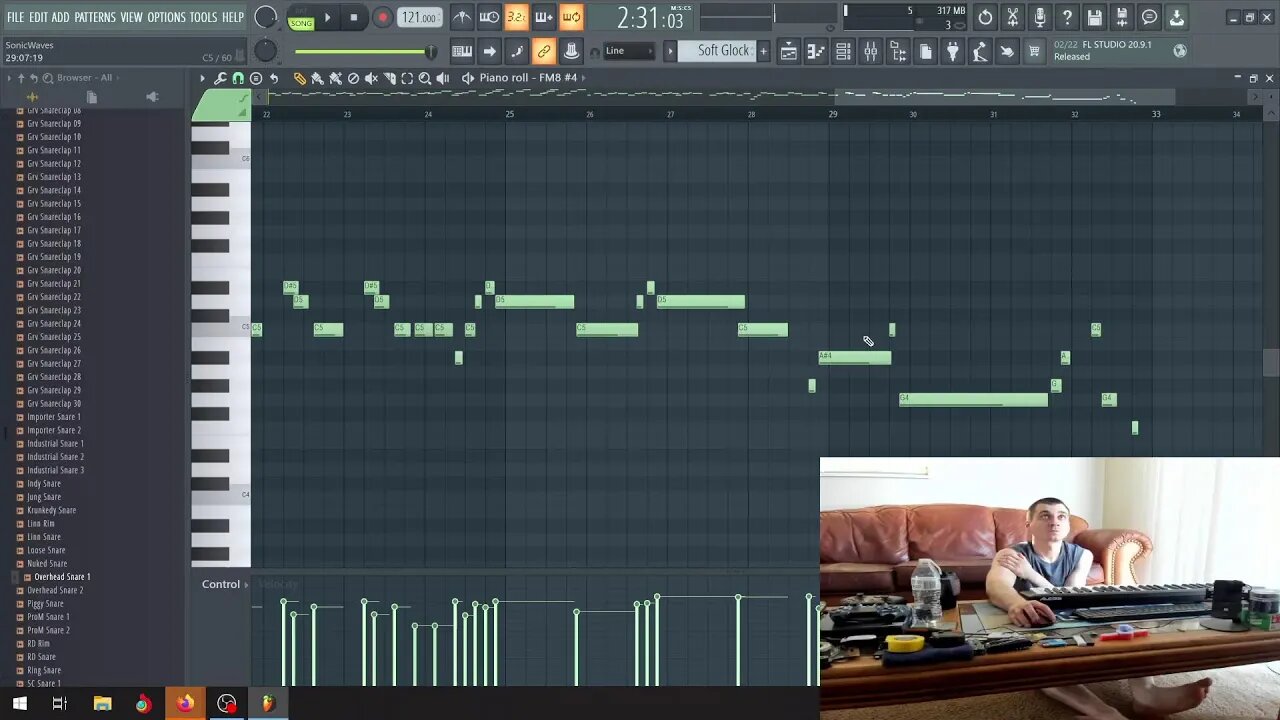 Day #19 - Making music live everyday for a year - Music and Conversation Podcast, come chat!