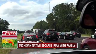 Metro Detroit family travels 48 hours to escape Hurricane Irma