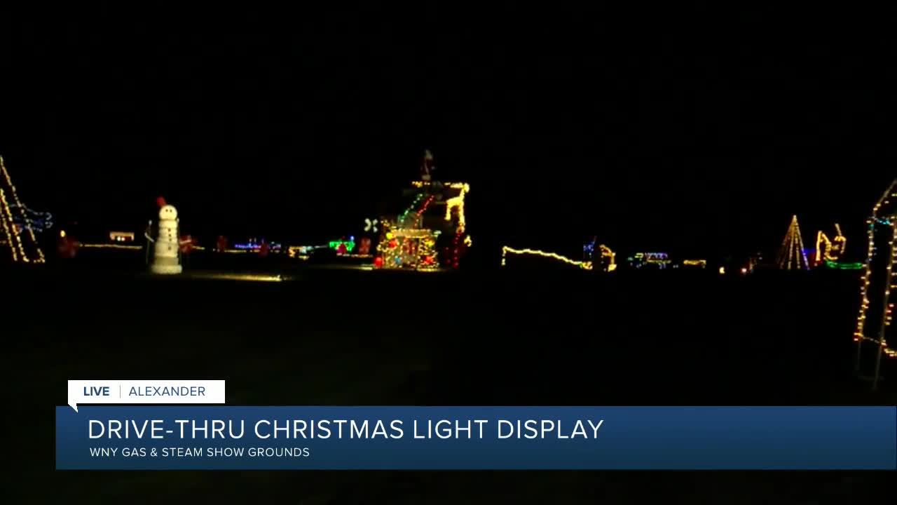 Drive-Thru Christmas Light Show open in Genesee County