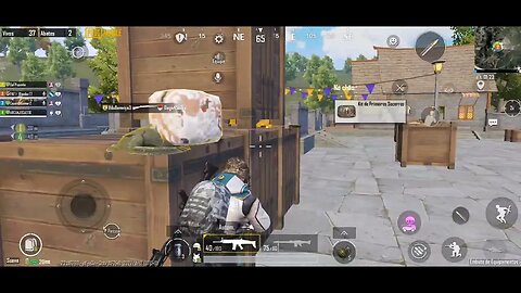 Jogando PUBG Mobile com os amigos.(1)