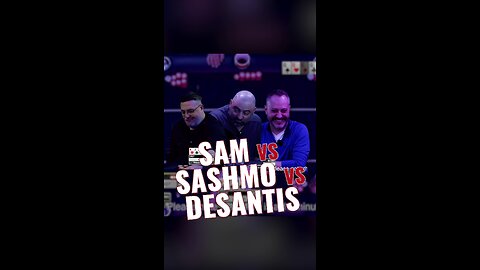 DeSantis Wins $62 in 3-Player 2-5 No-Limit Cash Game vs. Sam and Sashmo