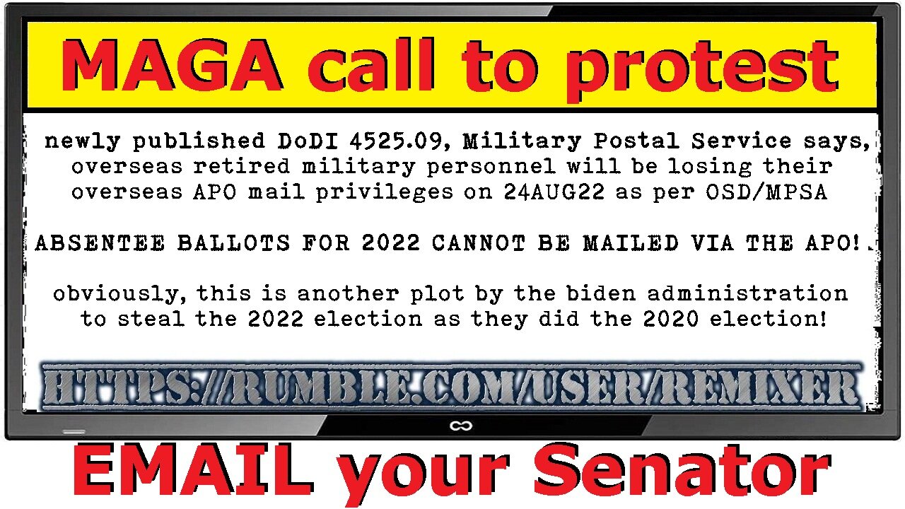 MAGA call to protest 2022