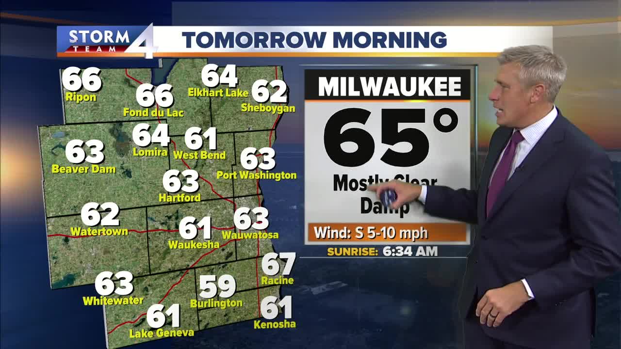 Warm, humid Thursday