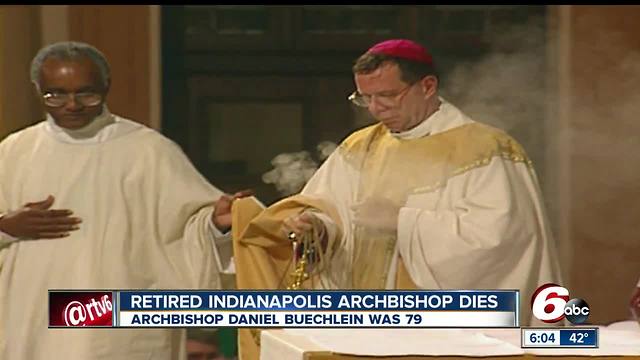 Retired Indianapolis Archbishop Daniel Buechlein dies at age 79