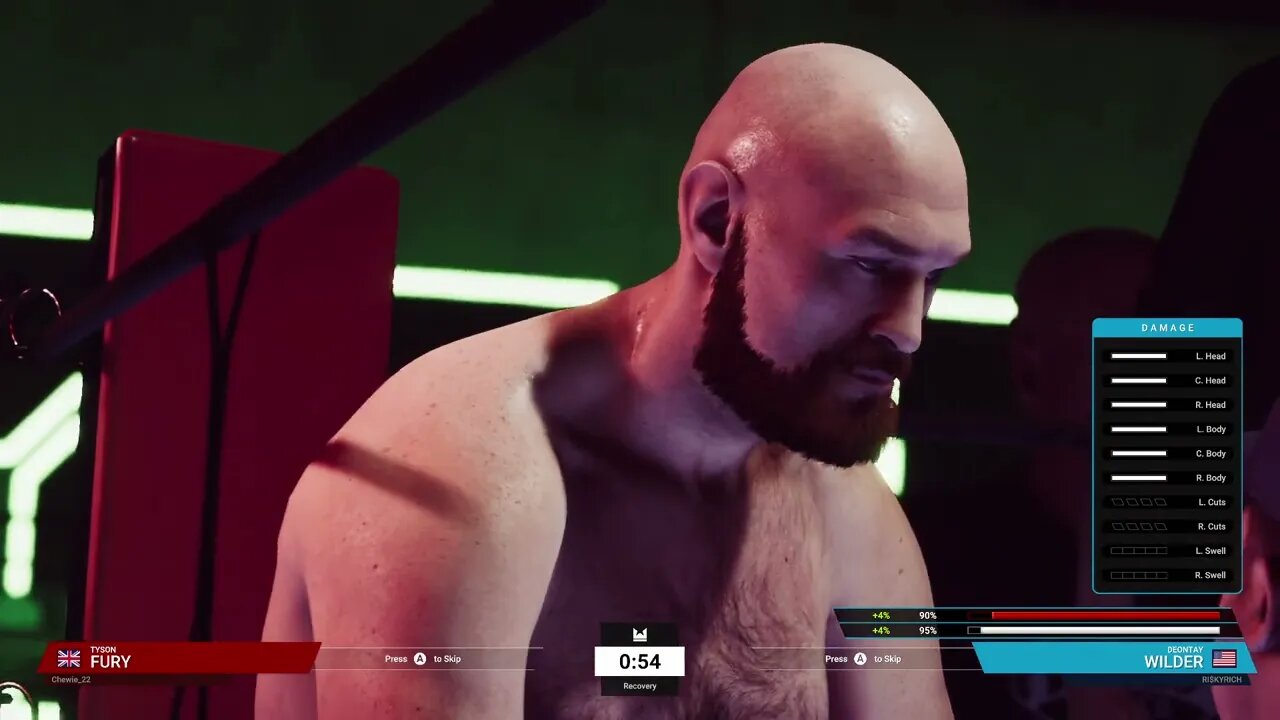 Undisputed Boxing Online Gameplay Deontay Wilder vs Tyson Fury 2