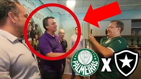 AGORA! BOLSONARO NO ALIANZ PARQUE PARA VER O JOGO DE PALMEIRAS E BOTAFOGO 25/06/2023