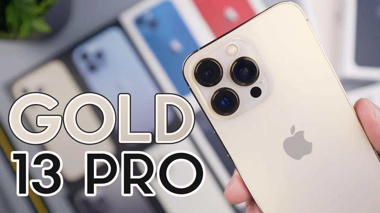 Gold iPhone 13 Pro Unboxing & First Impressions!