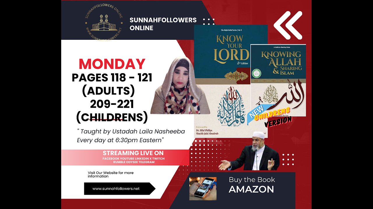 KNOW YOUR LORD |PAGES 118-121 - ADULT BOOK | 209 -221 -CHILDRENS BOOK