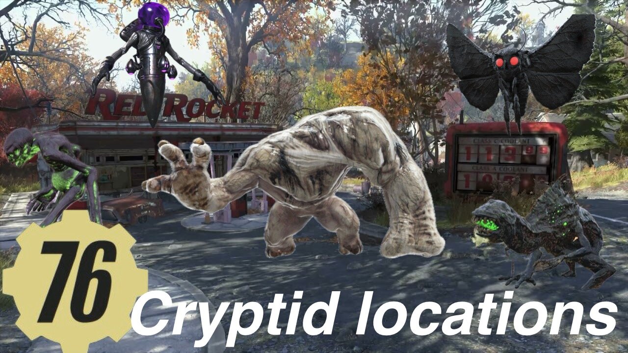 Cryptid locations,Fallout76