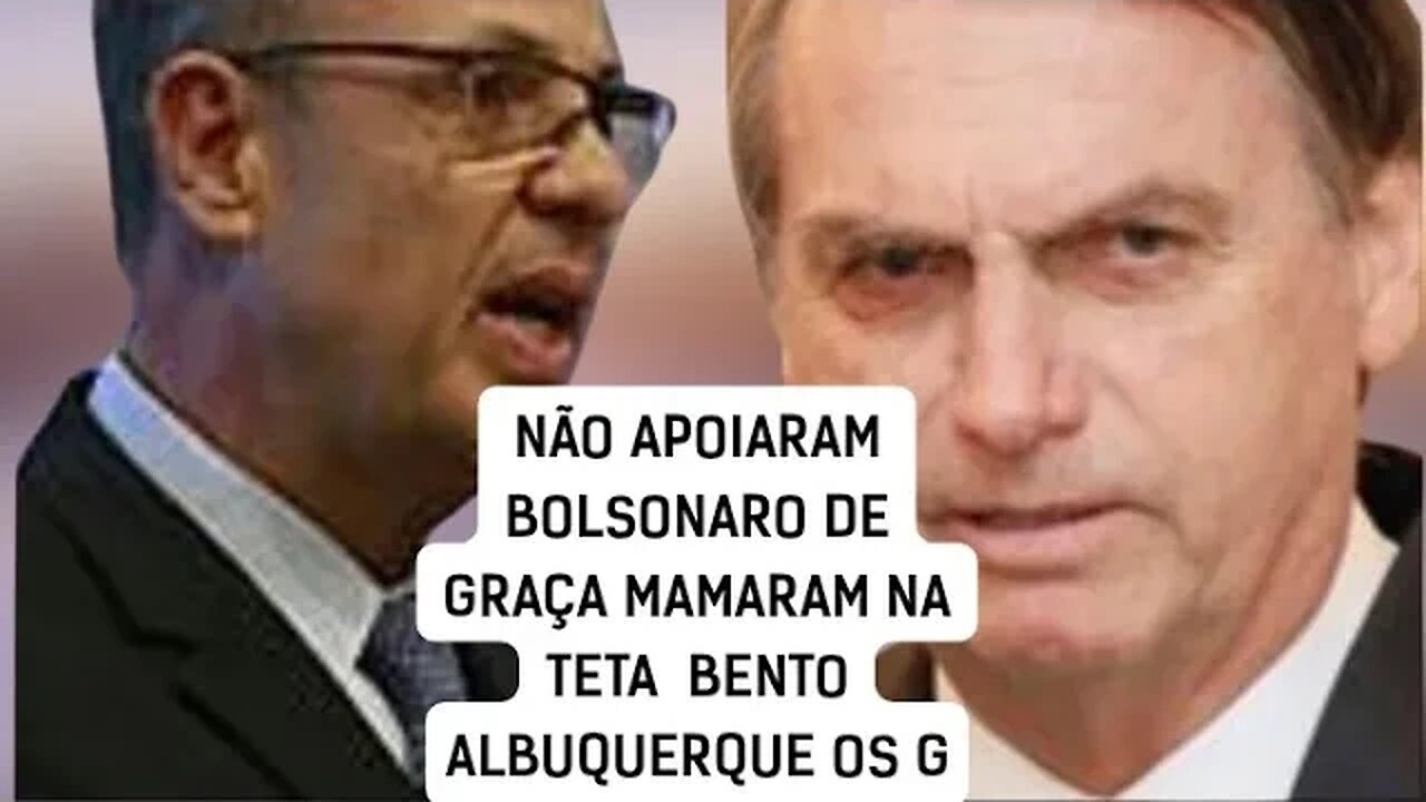Bento Albuquerque os generais não apoiaram bolsonaro de graça